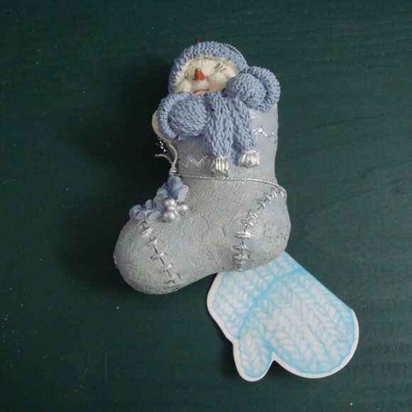 Encore Snow Buddies Buddy in Stocking 94275 Christmas Ornament 1999 New - Picture 1 of 5